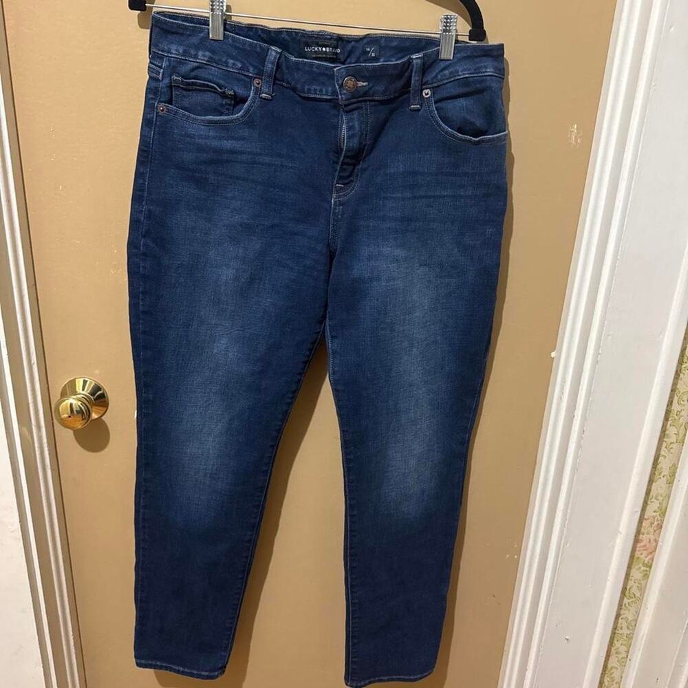 Lucky brand dark wash skinny